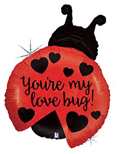 27" Love Bug Ladybug Holographic