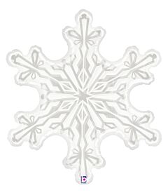 38" Clear Snowflake