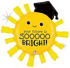 35" Glitter Grad Sun