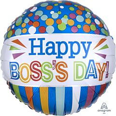 17" Boss Day Dots/Stripes