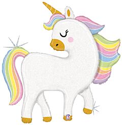 48" Pastel Unicorn Holographic