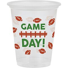 Football Fun - 16 oz plastic cup 8ct