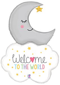 42" Welcome Baby Moon