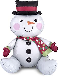 21" Sitting Snowman Consumer Inflate