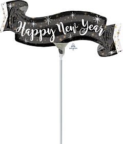 14" Happy New Year Banner