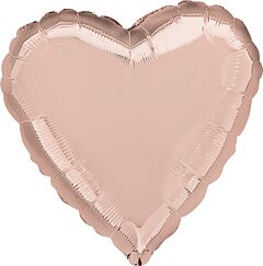 17" Rose Gold Heart