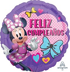17" Minnie Helpers Feliz Cumpleanos