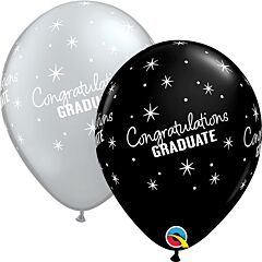 11" Congratulations Grad Sparkles Latex