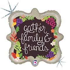 18" Gather Family/Friends Holographic