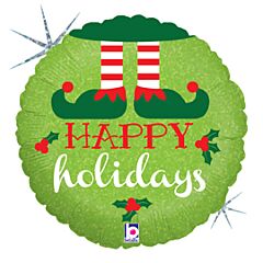 18" Holiday Elf Holographic