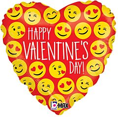 18" Valentine Emoji
