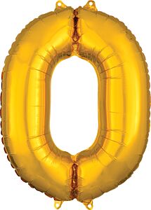 26" Number 0 Gold