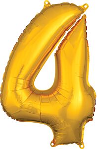 26" Number 4 Gold