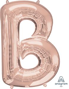 37" Anagram Letter B Rose Gold