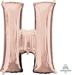 32" Anagram Letter H Rose Gold