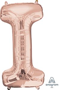 32" Anagram Letter I Rose Gold