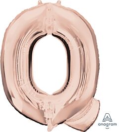 32" Anagram Letter Q Rose Gold