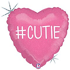 18" Hashtag Cutie Girl Holographic