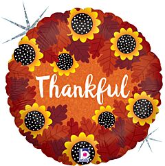 18" Thankful Holographic