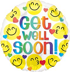 18" Get Well Emoticon