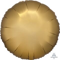 17" Luxe Gold Sateen Round