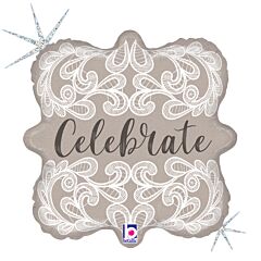 18" Lace Celebrate Holographic