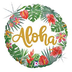 18" Tropical Aloha Holographic