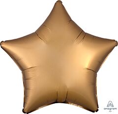 19" Satin Luxe Gold Sateen Star