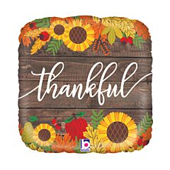 18" Rustic Thankful