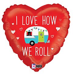 18" Love How We Roll Camper