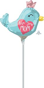 14" Love You Mom Bird