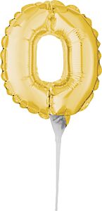 6" Cake Topper Number 0