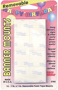 Removable Banner Mounts Tape
