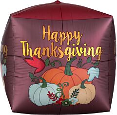15" Thanksgiving Pumpkins Cubez