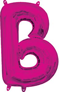 16" Letter B Pink