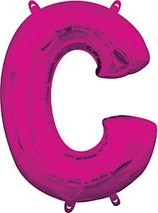 16" Letter C Pink