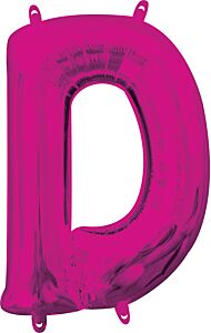 16" Letter D Pink
