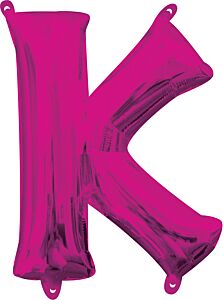 16" Letter K Pink