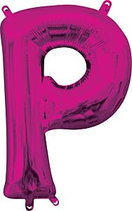 16" Letter P Pink