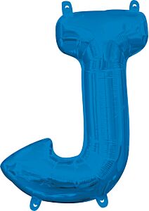 16" Letter J Blue
