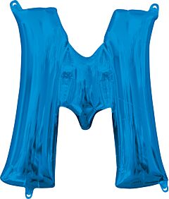 16" Letter M Blue