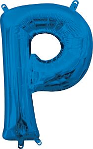 16" Letter P Blue