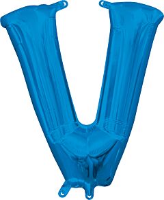 16" Letter V Blue