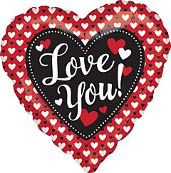 17" Heart to Heart Love