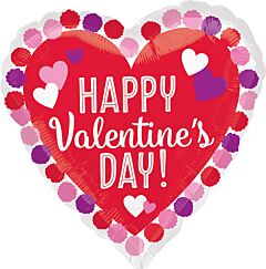 17" Valentine Pom Poms