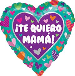 17" Te Quiero Mama Hearts