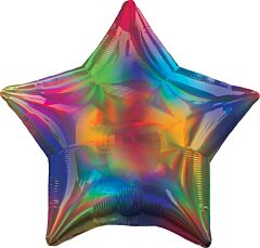 19" Iridescent Rainbow Star