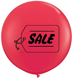 3' Qualatex Sale Latex - Red