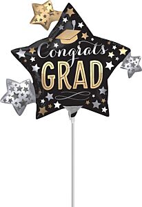 14" Satin Grad Stars