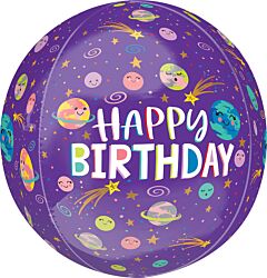 16" Smiling Galaxy Orbz